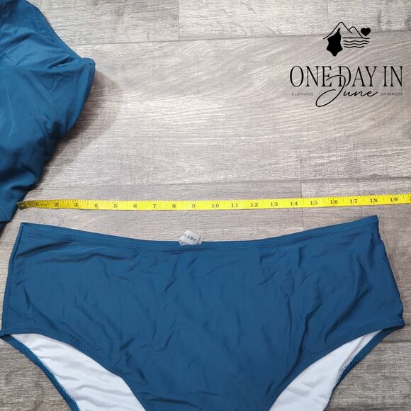 Suuksess Plus Size Halter Tankini Swimdress Swimsuit Size XXL - Picture 2 of 4